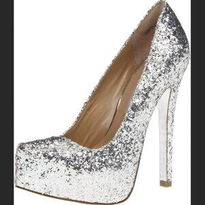 Chinese Laundry by Kristin Cavallari 'Liberta' Silver Platform Stilletoes